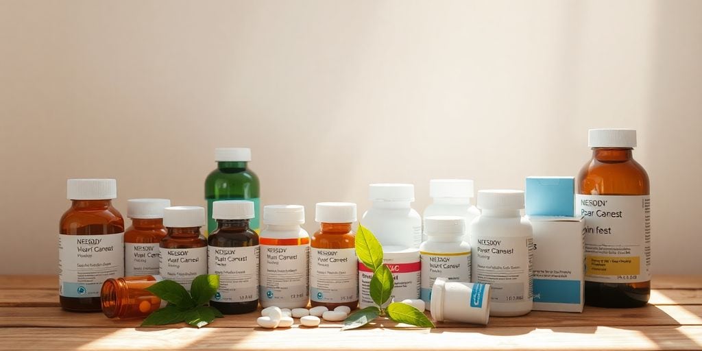 Gesundheitsversorgung und kostenlose Lieferung von Medikamenten.